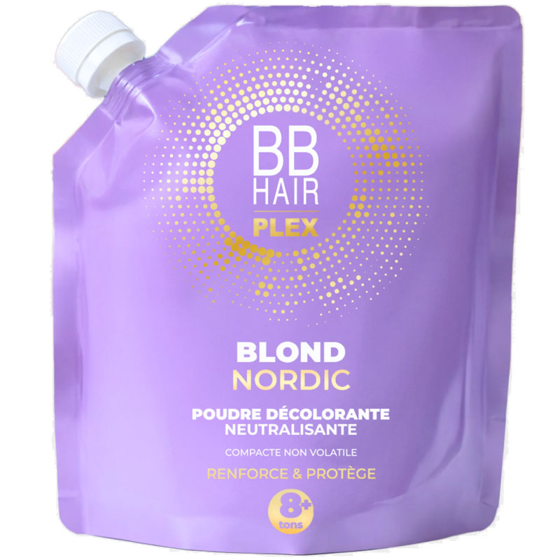 BB Hair Plex poudre d�colorante 8 Tons 500gr